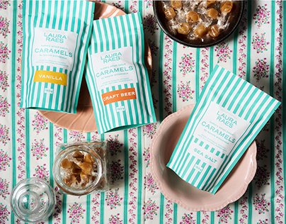 Caramel & Toffee Pouch Packaging