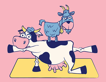 FLUFFY THE COW // ILLUSTRATIONS