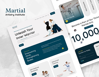 Project thumbnail - Martial Artistry Institute | Landing Page