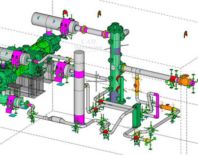 Plumbing Piping Shop Drawings - CAD Outsourcing