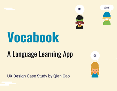 Vocabook_A Vocabulary Learning App_UX Design Case Study
