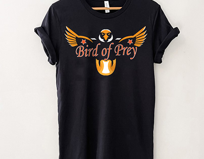 Bird typography T-shirt design