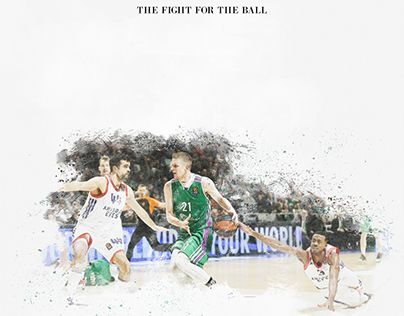 The fight for the ball - Basketball