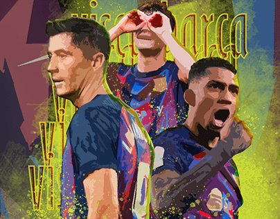 Visca Barça Poster