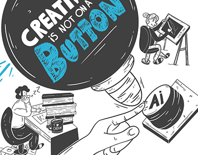 Creativity is not on a button