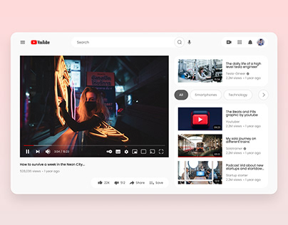 Youtube Concept Redesign