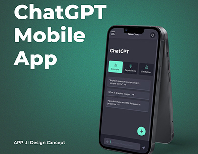 Chat GPT Mobile App UI Design Concept