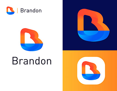 Modern B Letter Logo Design