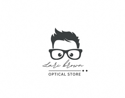 Optical store logo design