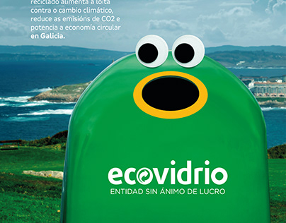 Ecovidrio "Alimenta a reciclaxe de vidrio"