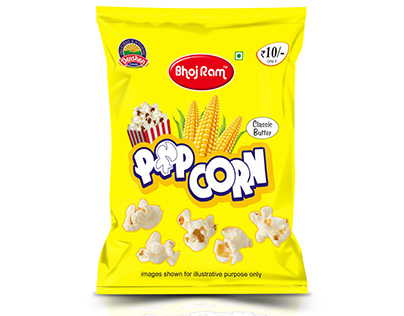 darshan bhojram snack-kurkure-pop-corn packaging design