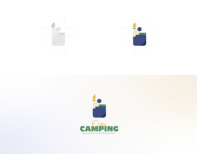 Minimal Outdoor Camping Logo