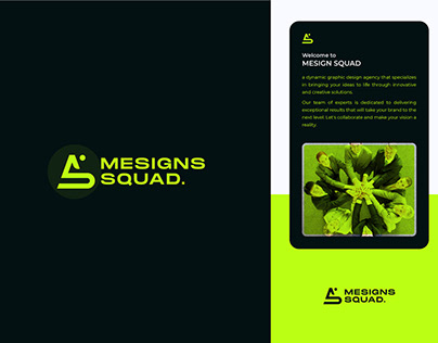 MESIGN SQUAD Logo Design | Modern M S Letter Design.