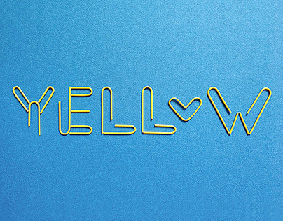 My Fav Color ~ Paperclip Typography