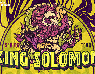 KING SOLOMON - Band Tour Poster Design & Visuals