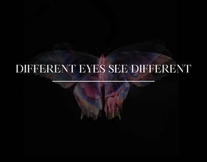 DIFFRENT EYES SEE DIFFERENT (Print Design)