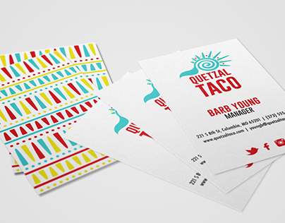 "Quetzal Taco" Branding