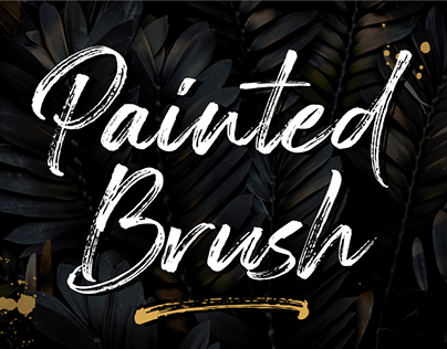 Painted Brush Fonts