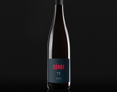 "Sünde" – Wine Labels