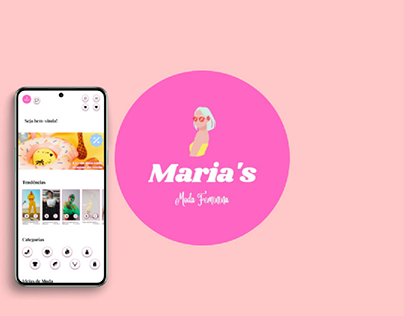 Maria's Moda Feminina | UIUX | Mobile Design