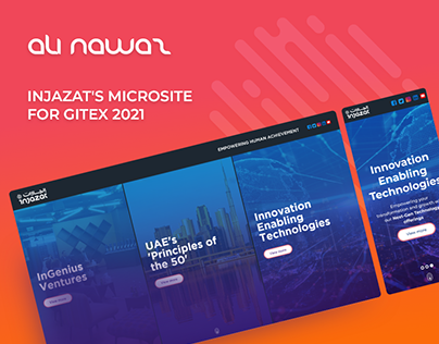 Microsite for GITEX 2021 by Ali Nawaz