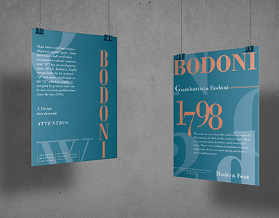 Bodoni | Typeface Poster