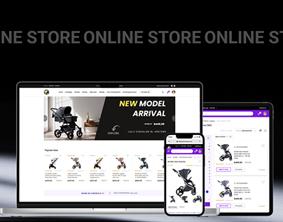 Online store UI / UX RESPONSIVE DESIGN