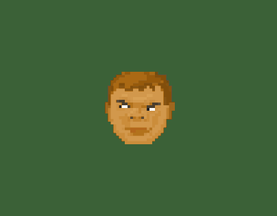 Doom guy from the Doom game.