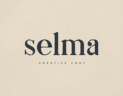 Selma free font. freebie