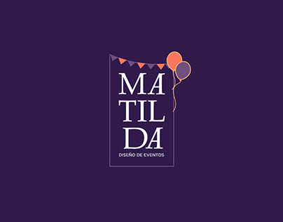 Branding for Matilda, Party Planners