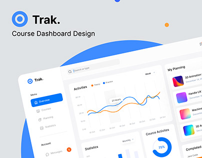 Trak • Course Dashboard • Web App
