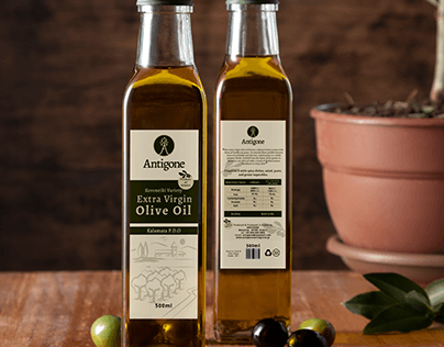 Label and Logo Design for Olive Oil Company