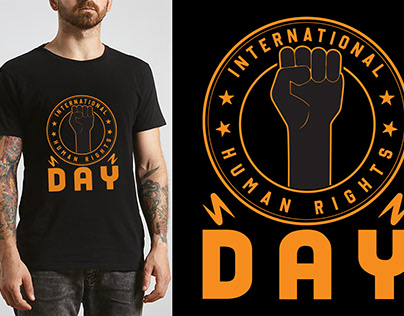 International Human Rights T shirt Design