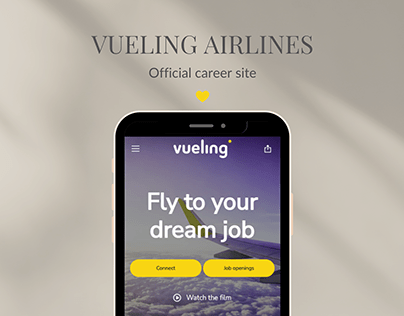 Digital & UX Copywriting for Vueling's career site