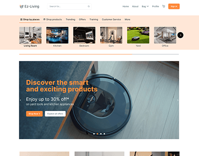 Ez-Living Smart Home Website