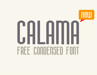 CALAMA - FREE CONDENSED FONT