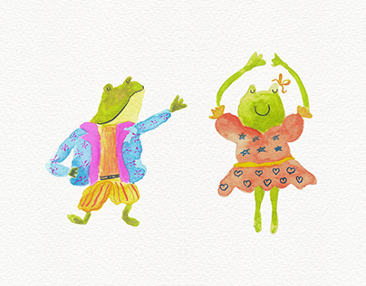 illustration: forest characters