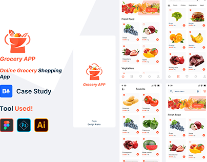 Grocery Delivery App UX/UI Case Study