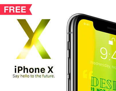 iPhone X - Mockup 02 Free Download