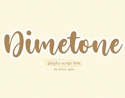 Dimetone Script Font