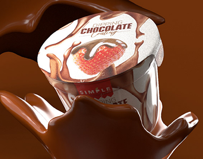 Chocolate Dipping Cup Packaging Design