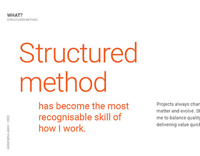 Structured method