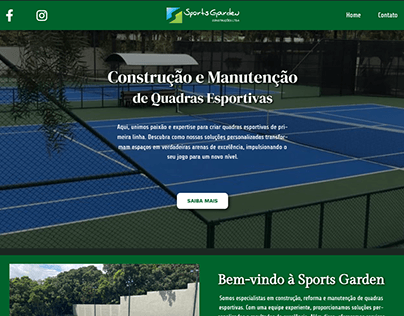 Site feito em WordPress http://sportgarden.com.br/