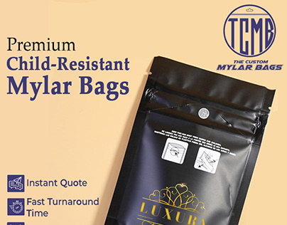 Premium Child-Resistant Mylar Bags For Business