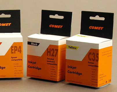Comet compatible inkjet packaging