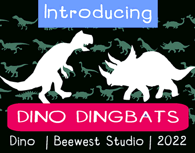Dino Dingbat Font