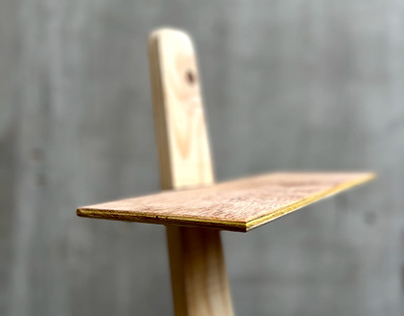 Lank | Product design- Multipurpose Wooden shelf