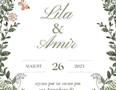 "Designs for Invitations for Various Occasions"