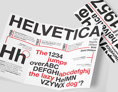 Typography Brochure Design
