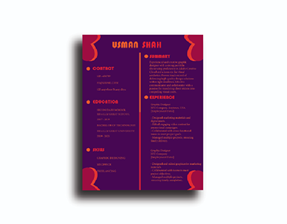 resume for graphic desigbers